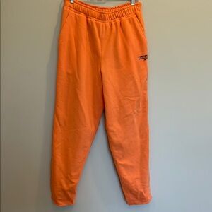 NWT Puma Men's Orange Baseline Reversible Tearaway Track Pants, Size M